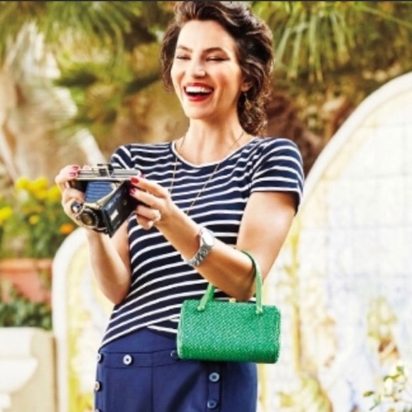 Cabi #5059 Crop top cross bottom stretch Sz S - Picture 1 of 8